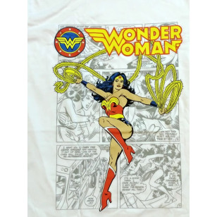 Wonder Woman - Retro DC Comics Official White T Shirt ( Men L ) ***READY TO SHIP from Hong Kong***
